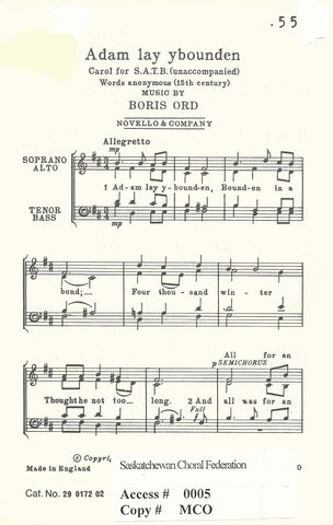 Adam Lay Ybounden (0-005)