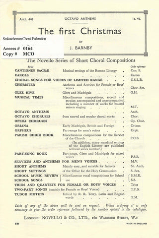 First Christmas, The (0-164)