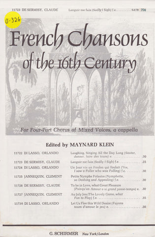 Languir me fais (0-326)