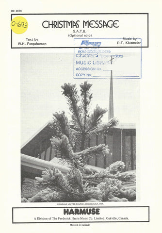 Christmas Message (0-693)
