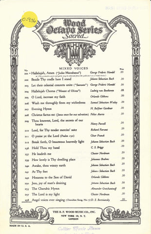 Angels Voices Ever Singing (0-936)