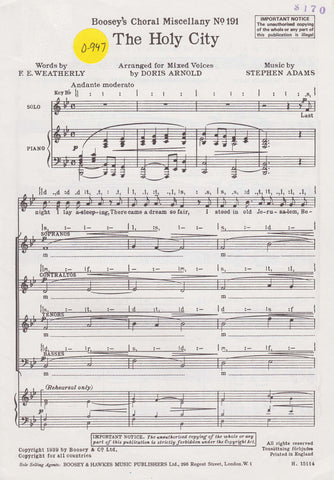 Holy City, The (0-947)