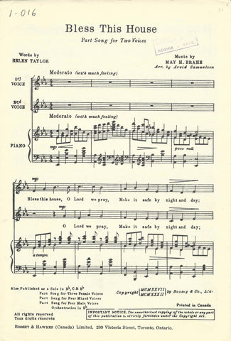 Bless This House (1-016)