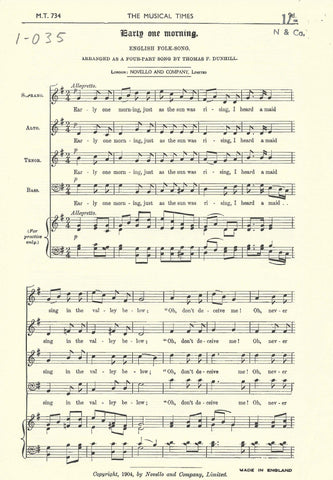 Early One Morning (1-035)