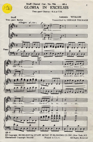 Gloria In excelsis (1-563)