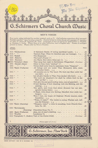 They Sang That Night in Bethlehem (1-882)