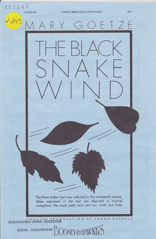 Black Snake Wind, The (2-245)