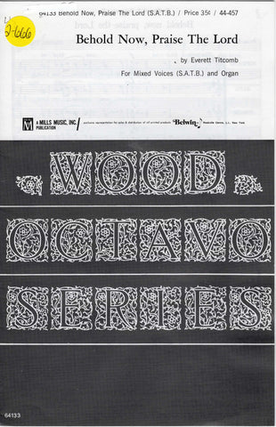 Behold Now, Praise the Lord (2-666)