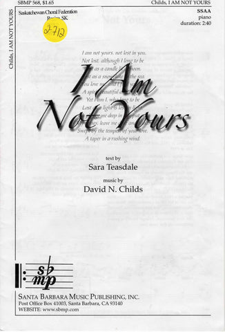 I Am Not Yours (2-712)