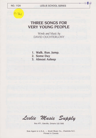 Three Songs For Very Young People (0-761)