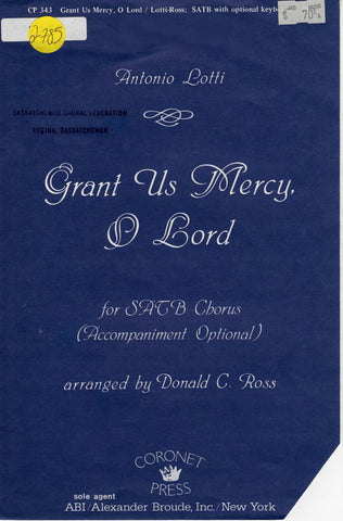 Grant us Mercy, O Lord (2-785)