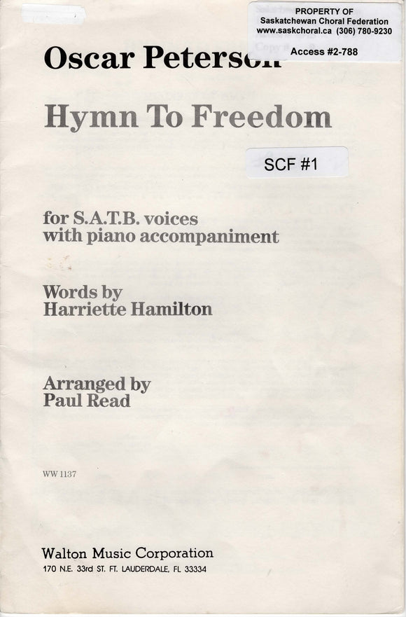 Hymn to Freedom (2-788)