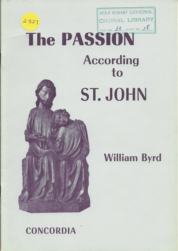 Passion According to St. John, The (2-827)