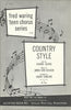 Country Style (2-861)