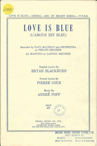 Love is Blue (2-899)