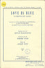 Love is Blue (2-899)