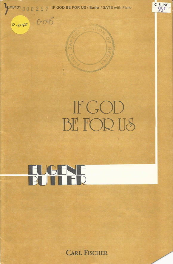 If God Be For Us (0-045)