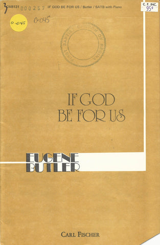 If God Be For Us (0-045)