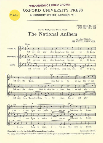 National Anthem, The (0-100)