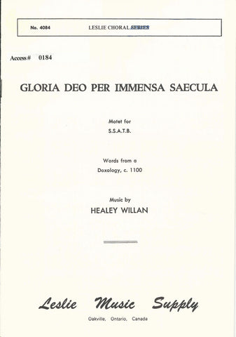 Gloria Deo per immensa saecula (0-184)