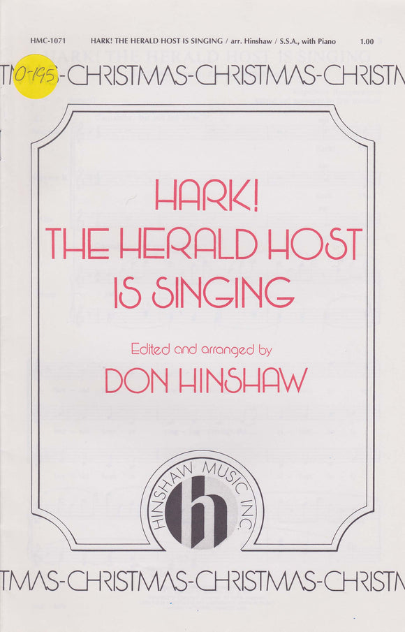 Hark! The Herald Host is Singing (0-195)