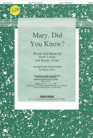 Mary, Did You Know? (0-290)