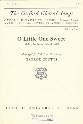 O Little One Sweet (0-374)