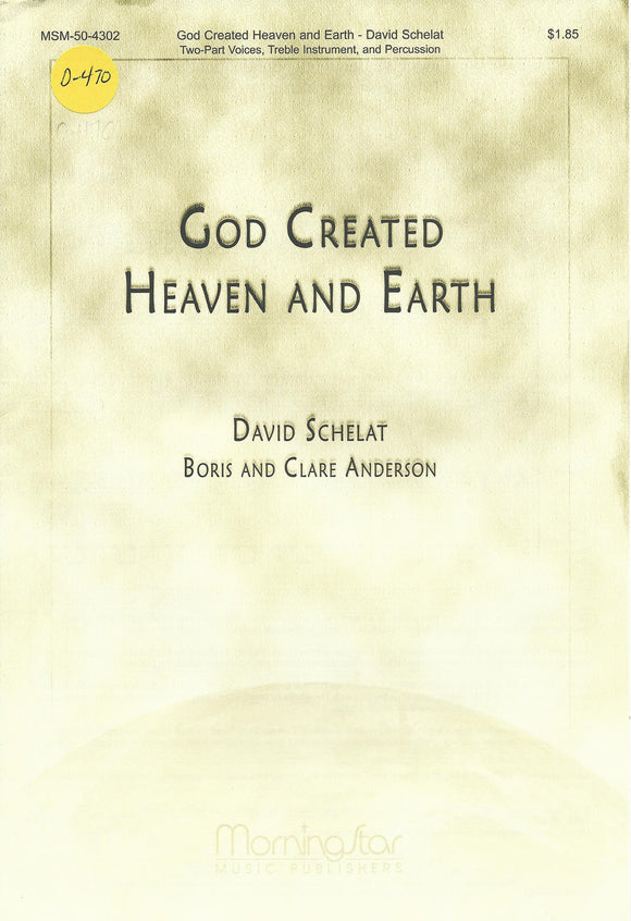 God Created Heaven and Earth (0-470)