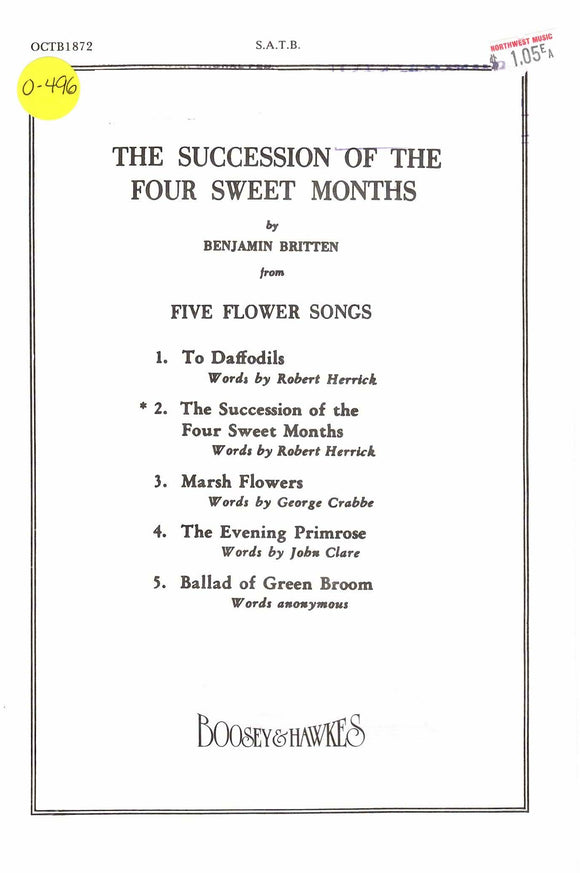 Succession of the Four Sweet Months, The (0-496)