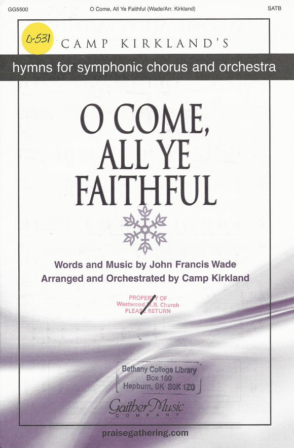 O Come, All Ye Faithful (0-531)