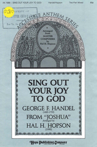 Sing Out Your Joy to God (0-569)