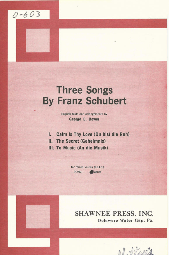 Three Songs (0-603)