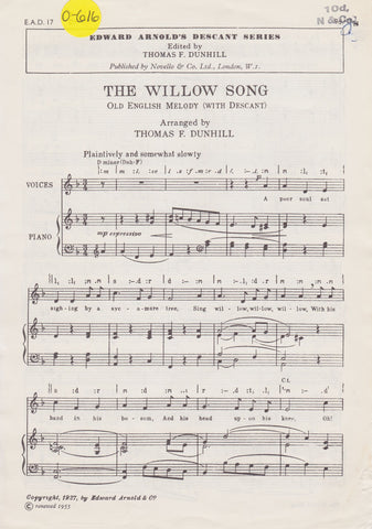 Willow Song, The (0-616)