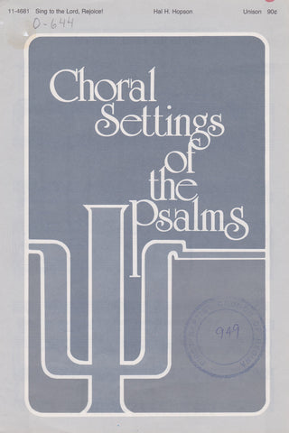 Sing to the Lord, Rejoice! (0-644)