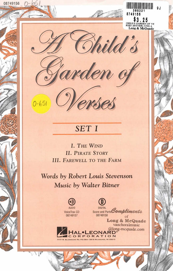 Child's Garden of Verses, A (0-651)