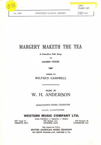 Margery Maketh the Tea (0-711)