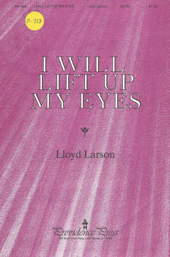 I Will Lift Up My Eyes (0-738)