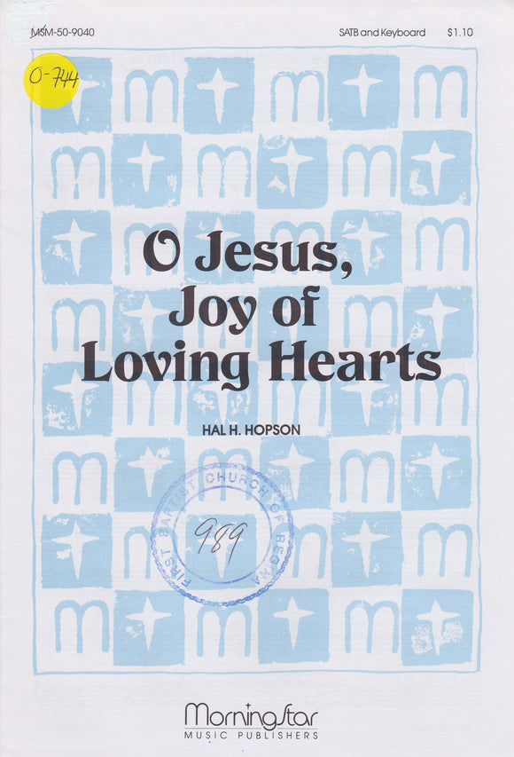 O Jesus, Joy of Loving Hearts (0-744)