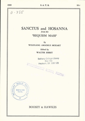 Sanctus and Hosanna (0-755)