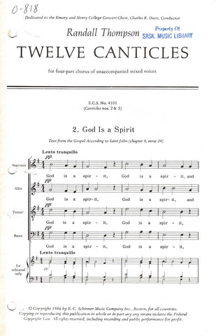 God is a Spirit / When Thou Liest Down (0-818)