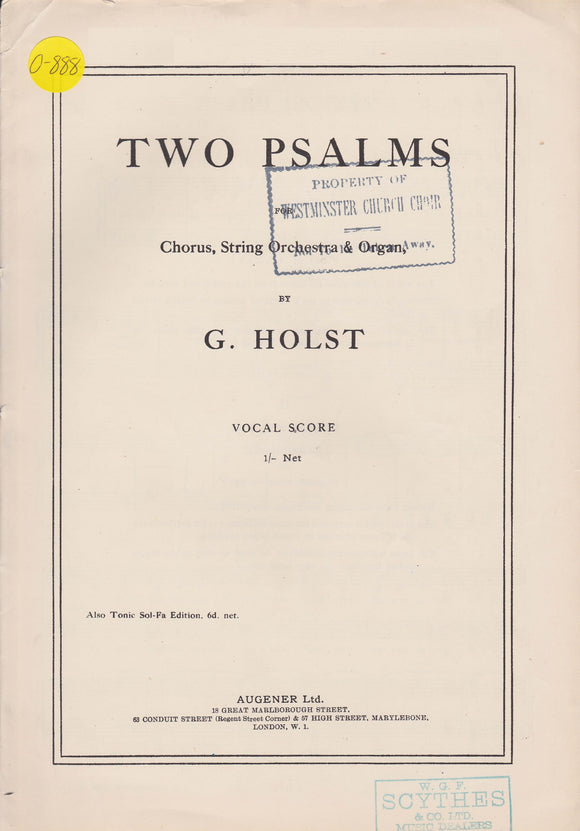 Two Psalms (0-888)