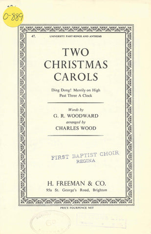 Two Christmas Carols (0-889)