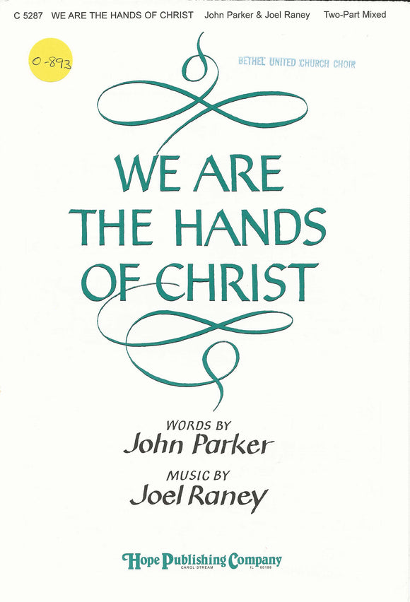 We Are the Hands of Christ (0-893)