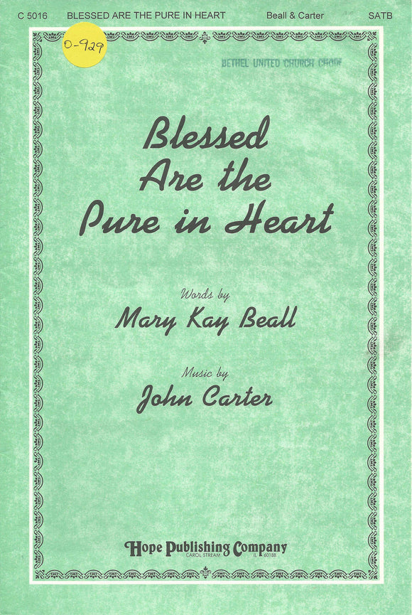 Blessed Are the Pure in Heart (0-929)