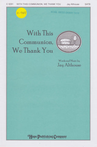 With This Communion, We Thank You (0-945)