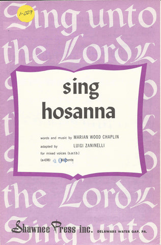 Sing Hosanna (1-027)