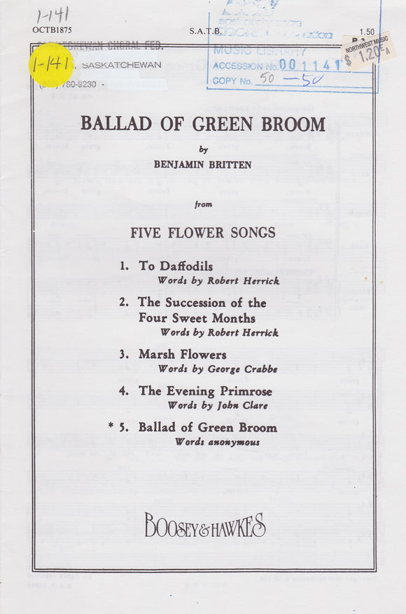 Ballad of Green Broom (1-141)