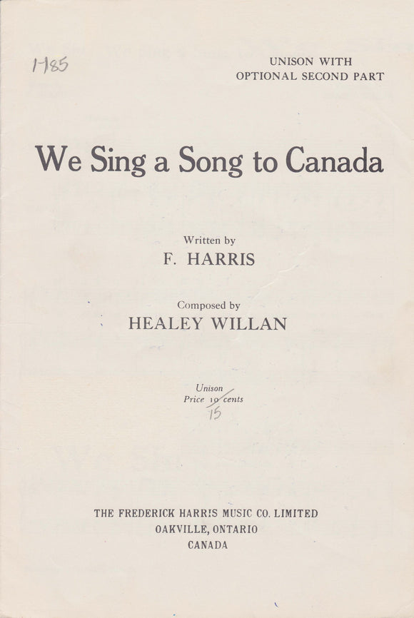 We Sing a Song to Canada (1-185)