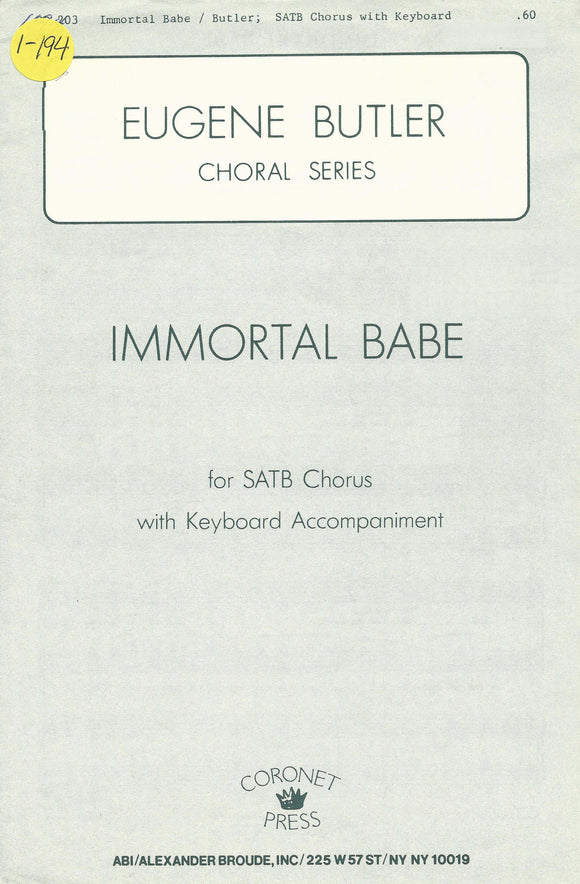 Immortal Babe (1-194)