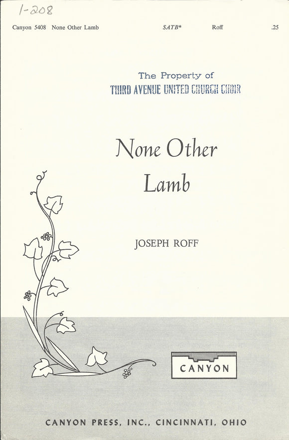 None Other Lamb (1-208)